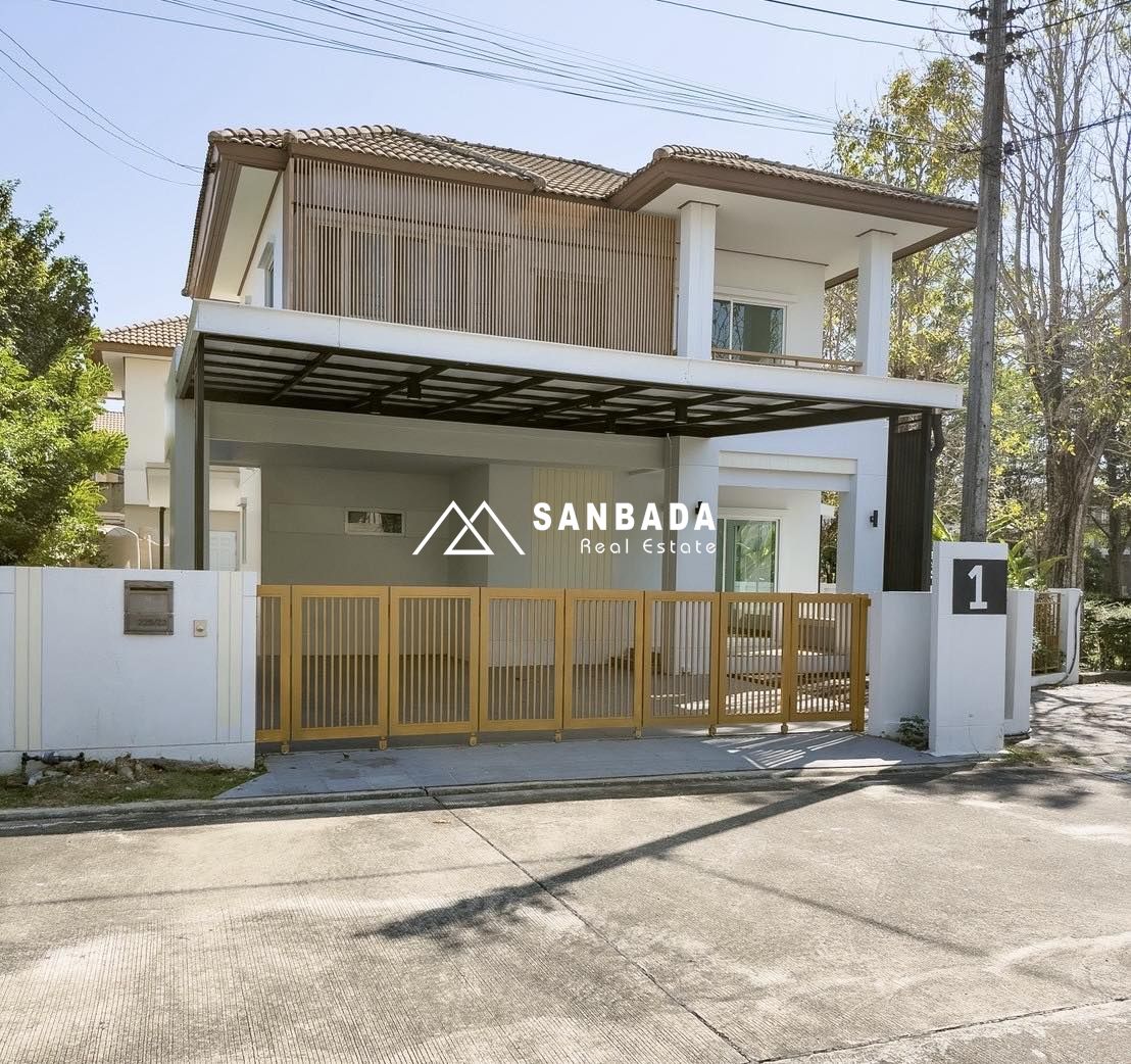 บ้านเดี่ยวหลังมุม ติดสวน – หมู่บ้านสิริวิลเลจ ป่าคลอก